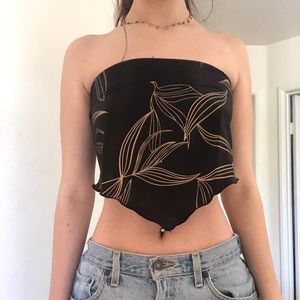 VINTAGE SILK SCARF TOP